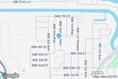 Map image of the property - 481 NW 2nd Terrace