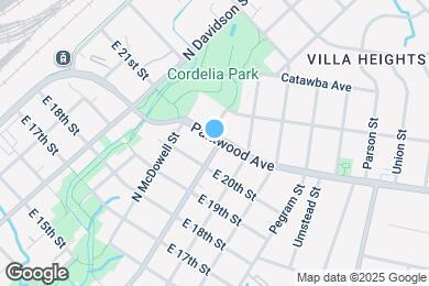 Map image of the property - 830 Parkwood Ave