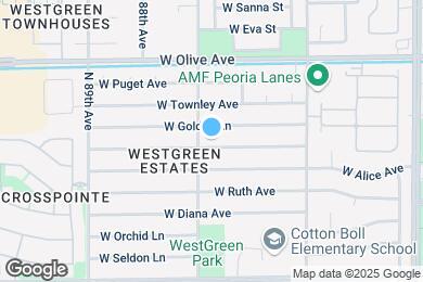 Map image of the property - 8638 W Lawrence Ln