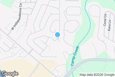 Map image of the property - Room in House on Robin Ln