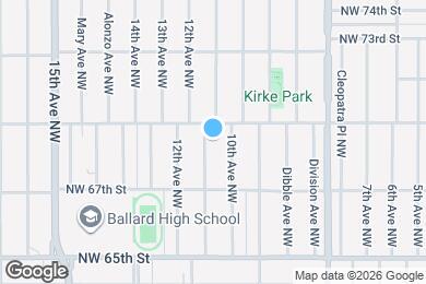 Map image of the property - 6744 11th Ave NW