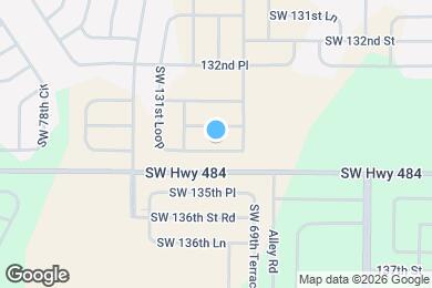 Map image of the property - 7052 SW 131st Loop
