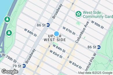 Map image of the property - 173 W 85th St