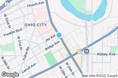 Map image of the property - 1844 W 25th St