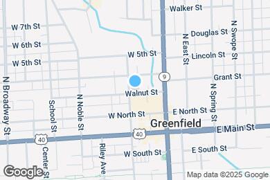 Map image of the property - 203 N Pennsylvania St