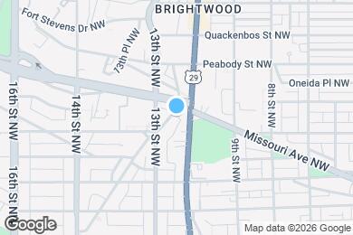 Map image of the property - 5835 Colorado Ave NW