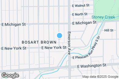 Map image of the property - 325 N Bancroft St