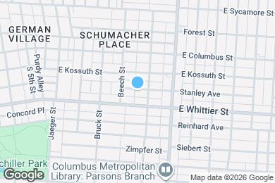 Map image of the property - 447 Stanley Ave