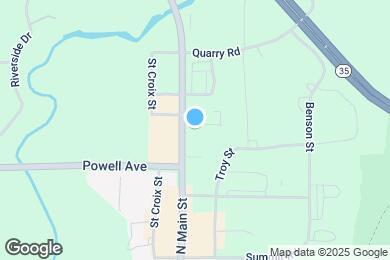 Map image of the property - 132 E Pomeroy St