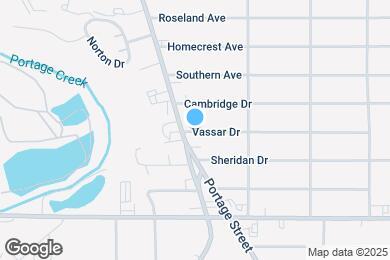 Map image of the property - 947 Vassar Dr