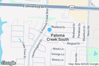 Map image of the property - 1414 Nighthawk Dr