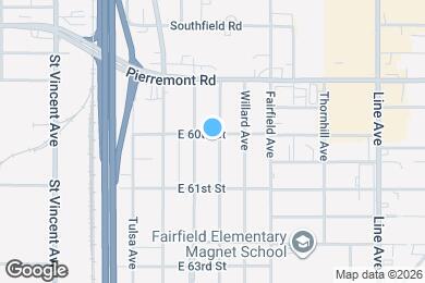 Map image of the property - 6002 Henderson Ave