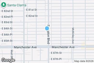 Map image of the property - 8419 Avalon Blvd