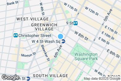 Map image of the property - 3BR Apartment in Greenwich Village / Washi...