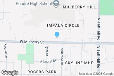 Map image of the property - 427 S Impala Dr