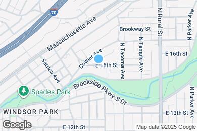 Map image of the property - 2328 E 16th St