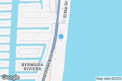 Map image of the property - 4300 N Ocean Dr