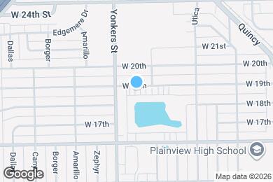 Map image of the property - 2411 W 19th
