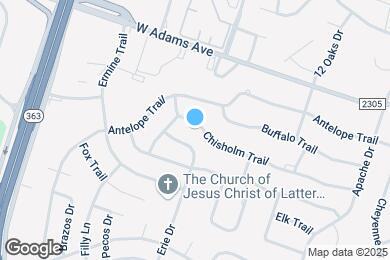 Map image of the property - 3913 Chisholm Trail