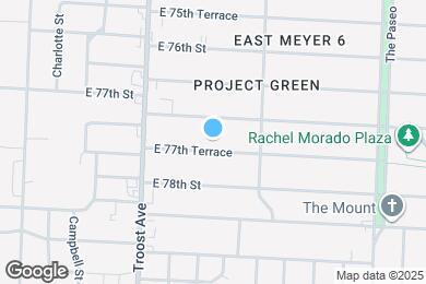 Map image of the property - 1160 E 77th Terrace