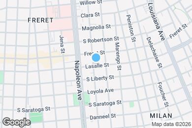 Map image of the property - 2401 General Pershing St