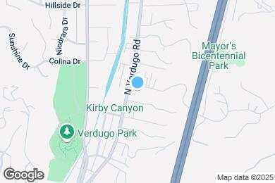 Map image of the property - 1734 N Verdugo Rd