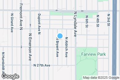 Map image of the property - 2920 N Bryant Ave