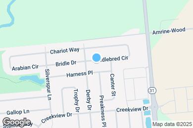 Map image of the property - 165 Saddlebred Cir