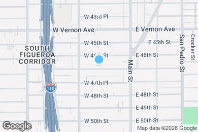 Map image of the property - 211 W 47th St
