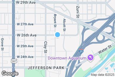 Map image of the property - 2540 Bryant St