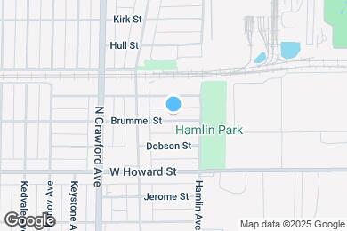 Map image of the property - 3836 Brummel St