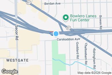 Map image of the property - 3020 Carskaddon Ave