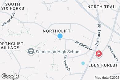 Map image of the property - 409 Northclift Dr