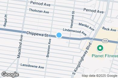Map image of the property - 5038 Chippewa St