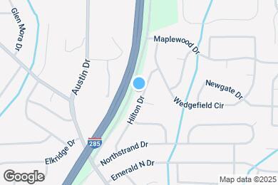 Map image of the property - 2107 Hilton Dr