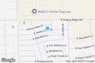 Map image of the property - 5541 E Santa Clara Dr