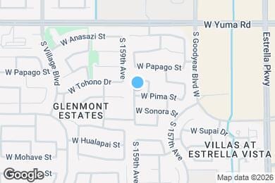 Map image of the property - 15890 W Pima St