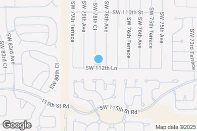 Map image of the property - 11281 SW 78th Ct