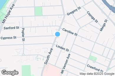 Map image of the property - 804 South Ave