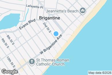 Map image of the property - 111 W Brigantine Ave