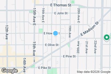 Map image of the property - 1734 17th Ave