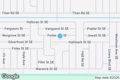 Map image of the property - 439 Hallmark St SE
