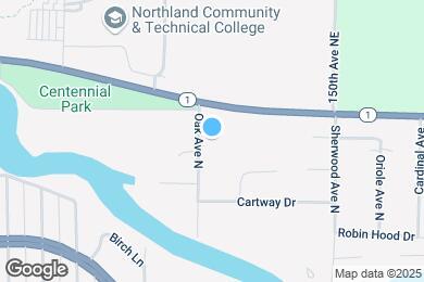 Map image of the property - 320 Oak Ave N