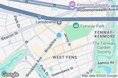 Map image of the property - 110 Brookline Ave