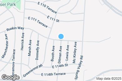 Map image of the property - 8404 Ditman Ave