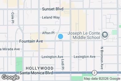 Map image of the property - 6153 Fountain Ave