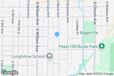 Map image of the property - 401 S Black Ave