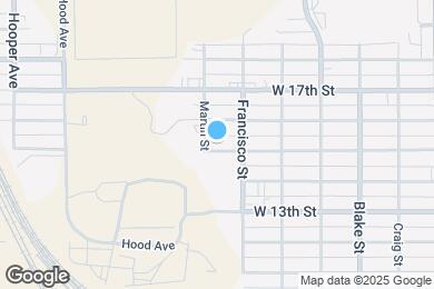 Map image of the property - 1217 W 15th St