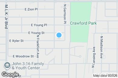 Map image of the property - 613 E Xyler St