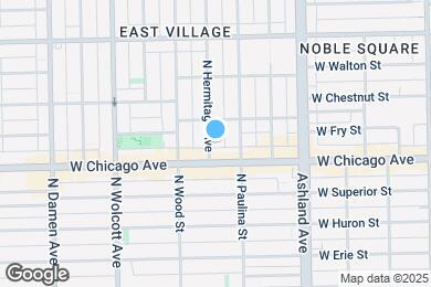 Map image of the property - 817 N Hermitage Ave